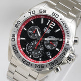  Shop Authentic Tag Heuer Formula 1 Chronograph Black Dial Silver Steel Strap Watch for Men - CAZ101Y.BA0842 - Luxxuri