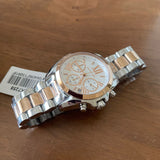  Shop Authentic Michael Kors Bradshaw Chronograph White Dial Two Tone Steel Strap Watch For Women - MK7258 - Luxxuri