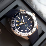  Shop Authentic Tag Heuer Aquaracer Professional 300 GMT Automatic Blue Dial Blue Rubber Strap Watch for Men - WBP2010.FT6198 - Luxxuri