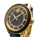  Shop Authentic Versace Code Quartz Black Dial Black Leather Strap Watch For Men - VEPO00320 - Luxxuri