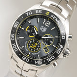 Shop Authentic Tag Heuer Formula 1 Ayrton Senna Special Edition Grey Dial Silver Steel Strap Watch for Men - CAZ101AF.BA0637 - Luxxuri