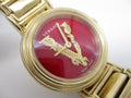  Shop Authentic Versace Virtus Mini Quartz Red Dial Gold Steel Strap Watch For Women - VET300321 - Luxxuri