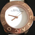  Shop Authentic Marc Jacobs Mini Blade White Dial White Leather Strap Watch for Women - MBM1207 - Luxxuri
