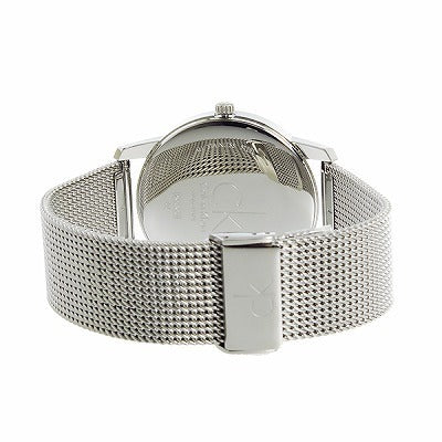  Shop Authentic Calvin Klein City Chronograph Black Dial Silver Mesh Bracelet Watch for Men - K2G2G121 - Luxxuri