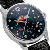  Shop Authentic Gucci G-Timeless Moonphase Black Dial Black Leather Strap Watch For Men - YA1264045 - Luxxuri