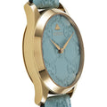  Shop Authentic Gucci G Timeless Quartz Blue Dial Blue Leather Strap Watch For Men - YA1264097 - Luxxuri