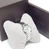  Shop Authentic Gucci G Timeless Silver Dial Silver Steel Strap Watch For Women - YA126551 - Luxxuri