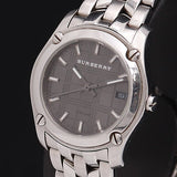  Shop Authentic Burberry Herringbone Grey Dial Silver Steel Strap Watch for Women - BU1851 - Luxxuri