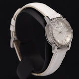  Shop Authentic Burberry The City White Diamonds Dial White Leather Strap Watch for Women - BU9221 - Luxxuri