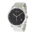  Shop Authentic Calvin Klein City Chronograph Black Dial Silver Mesh Bracelet Watch for Men - K2G27121 - Luxxuri