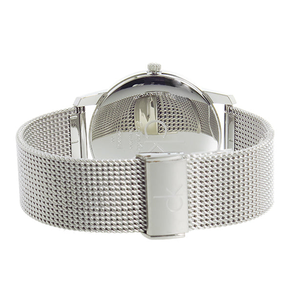  Shop Authentic Calvin Klein City Chronograph White Dial Silver Mesh Bracelet Watch for Men - K2G2G126 - Luxxuri