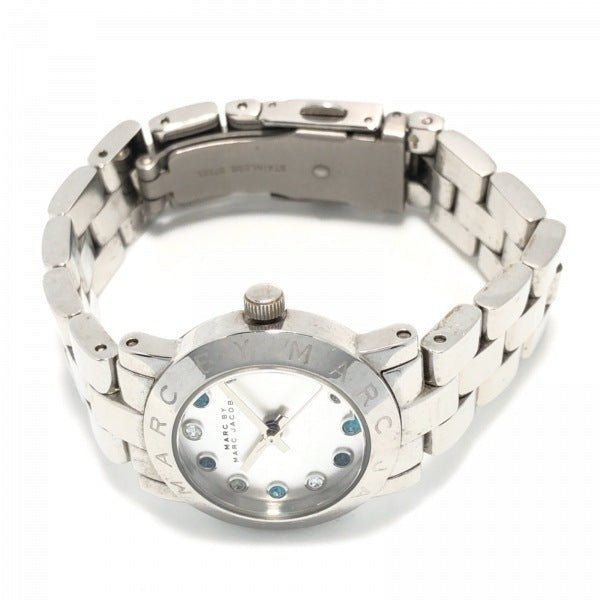  Shop Authentic Marc Jacobs Amy White Dial Silver Steel Strap Watch for Women - MBM3217 - Luxxuri