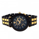  Shop Authentic Versace V-Race Analog Quartz Black Dial Two Tone Steel Strap Watch For Men - VEBV00619 - Luxxuri