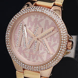  Shop Authentic Michael Kors Camille Three Hand Rose Gold Dial Rose Gold Steel Strap Watch For Women - MK7197 - Luxxuri