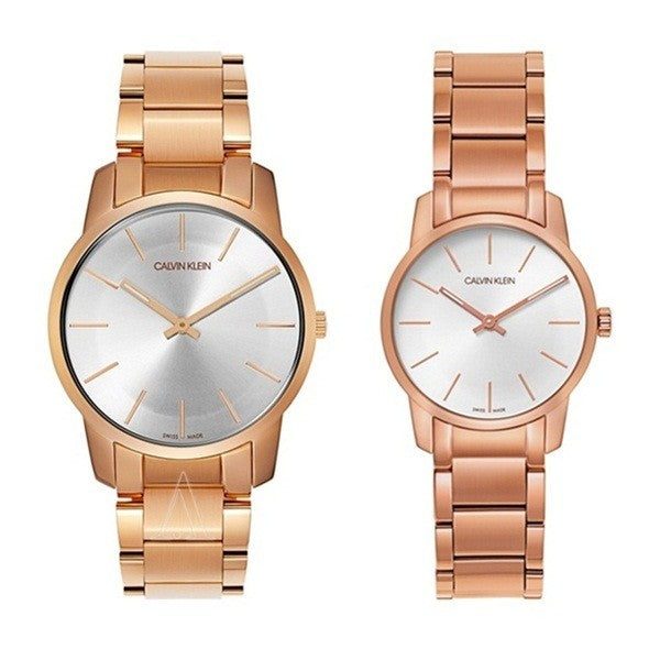  Shop Authentic Calvin Klein City White Dial Rose Gold Steel Strap Watch for Men - K2G21646 - Luxxuri