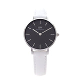  Shop Authentic Daniel Wellington Classic Petite Bondi Black Dial White Leather Strap Watch for Women - DW00100286 - Luxxuri