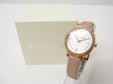  Shop Authentic Michael Kors Cinthia Mother of Pearl Dial Pink Leather Strap Watch for Women - MK2663 - Luxxuri