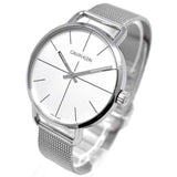  Shop Authentic Calvin Klein Even Quartz White Dial Silver Steel Strap Watch for Women - K7B21126 - Luxxuri