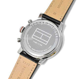  Shop Authentic Tommy Hilfiger Jake Chronograph Black Dial Black Leather Strap Watch for Men - 1791232 - Luxxuri