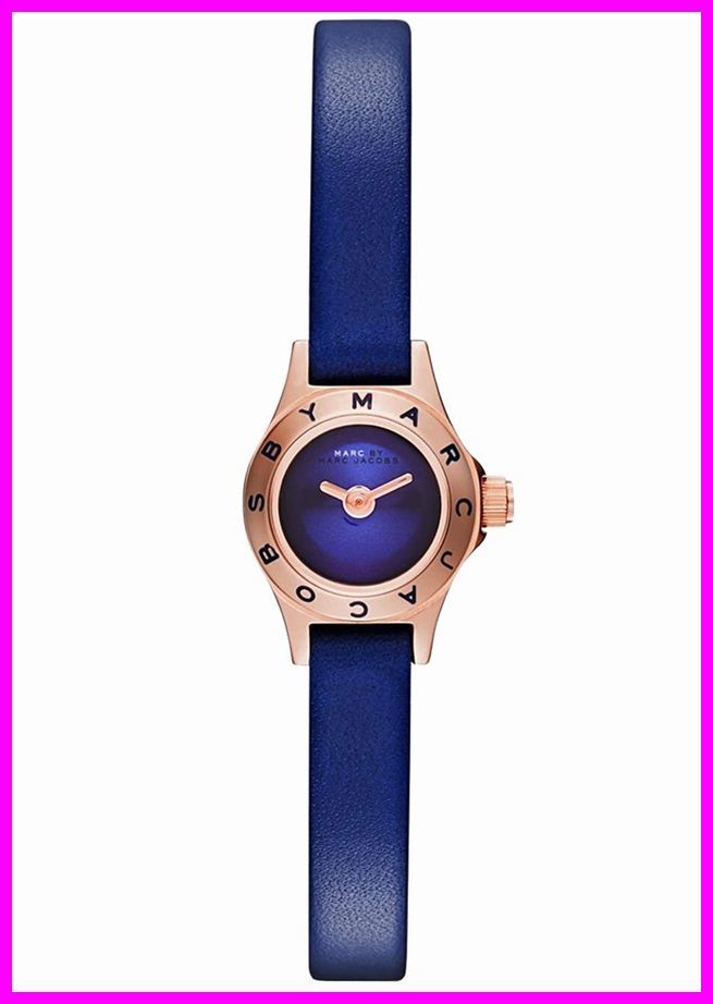  Shop Authentic Marc Jacobs Blade Blue Dial Blue Leather Strap Watch for Women - MBM8641 - Luxxuri