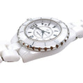  Shop Authentic Chanel J12 Quartz White Dial White Steel Strap Watch for Women - J12 H5698 - Luxxuri
