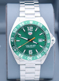  Shop Authentic Tag Heuer Formula 1 Quartz Green Dial Silver Steel Strap Watch for Men - WAZ1017.BA0842 - Luxxuri