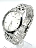  Shop Authentic Emporio Armani Classic Quartz Silver Dial Silver Steel Strap Watch For Men - AR1745 - Luxxuri