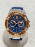  Shop Authentic Guess Limelight Quartz Analog Blue Dial Blue Denim Strap Watch For Women - W0775l10 - Luxxuri
