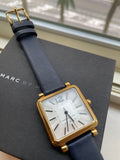  Shop Authentic Marc Jacobs Vic Silver Dial Black Leather Strap Watch for Women - MJ1437 - Luxxuri