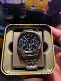  Shop Authentic Fossil Neutra Chronograph Blue Dial Silver Steel Strap Watch for Men - FS6025 - Luxxuri