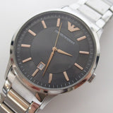  Shop Authentic Emporio Armani Renato Quartz Grey Dial Silver Steel Strap Watch For Men - AR2514 - Luxxuri