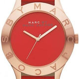  Shop Authentic Marc Jacobs Blade Red Dial Red Leather Strap Watch for Women - MBM1204 - Luxxuri