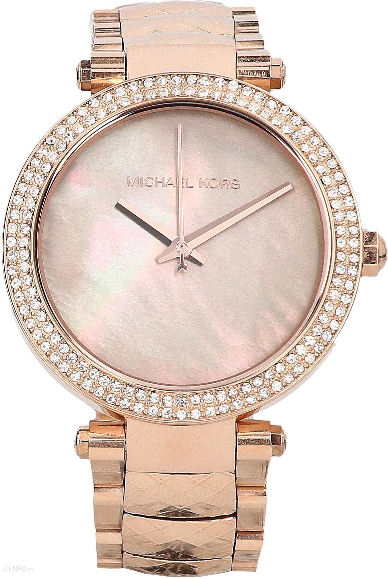  Shop Authentic Michael Kors Parker Rose Gold Dial with Diamonds Rose Gold Steel Strap Watch for Women - MK6426 - Luxxuri