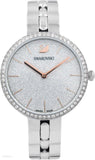  Shop Authentic Swarovski Cosmopolitan Diamond Powder Silver Dial Silver Steel Strap Watch for Women - 5517807 - Luxxuri