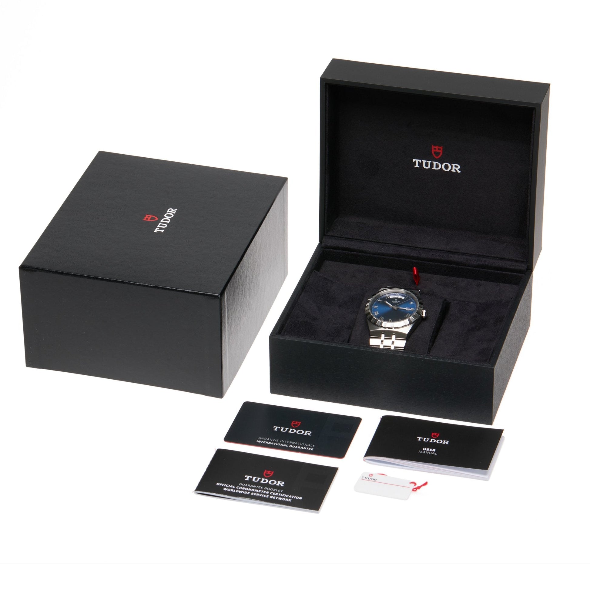  Shop Authentic Tudor Royal Automatic Blue Dial Silver Steel Strap Watch for Men - M28600-0005 - Luxxuri