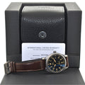  Shop Authentic IWC Pilot's Watch Mark XVIII 40mm Black Dial Brown Leather Strap Watch for Men - IW327006 - Luxxuri