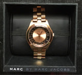  Shop Authentic Marc Jacobs Henry Rose Gold Dial Rose Gold Steel Strap Watch for Women - MBM3293 - Luxxuri