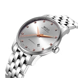  Shop Authentic Mido Baroncelli III Automatic Silver Dial Silver Steel Strap Watch For Men - M8600.4.67.1 - Luxxuri