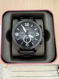  Shop Authentic Fossil Nate Chronograph Gunmetal Dial Grey Steel Strap Watch for Men - JR1437 - Luxxuri