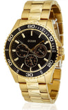  Shop Authentic Guess Chaser Chronograph Black Dial Gold Steel Strap Watch for Men - W0170G2 - Luxxuri