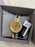  Shop Authentic Guess Gala Diamonds Gold Dial Two Tone Steel Strap Watch for Women - GW0531L2 - Luxxuri