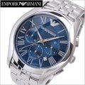  Shop Authentic Emporio Armani Classic Navy Blue Dial Stainless Steel Watch For Men - AR1787 - Luxxuri