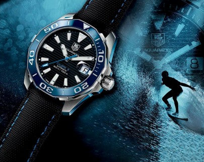Tag Heuer Aquaracer Blue Dial Watch for Men - WAY211B.FC6363