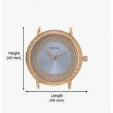  Shop Authentic Guess Willow Crystal Blue Dial Rose Gold Mesh Bracelet Watch For Women - W0836L1 - Luxxuri