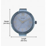  Shop Authentic Guess Soho Diamonds Blue Dial Blue Mesh Bracelet Watch For Women - W0638L3 - Luxxuri