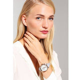  Shop Authentic Fossil Original Boyfriend White Dial Light Blue Leather Strap Watch for Women - ES4045 - Luxxuri