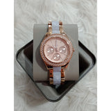  Shop Authentic Fossil Stella Multifunction Rose Gold Dial Two Tone Steel Strap Watch for Women - ES4755 - Luxxuri