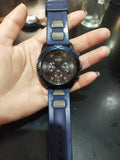  Shop Authentic Guess Velocity Blue Dial Blue Rubber Strap Watch for Men - W0599G2 - Luxxuri