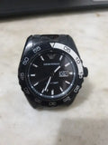  Shop Authentic Emporio Armani Sportivo Quartz Black Dial Black Steel Strap Watch For Men - AR6049 - Luxxuri
