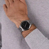  Shop Authentic Michael Kors Slim Runway Quartz Black Dial Grey Steel Strap Watch For Men - MK1044 - Luxxuri